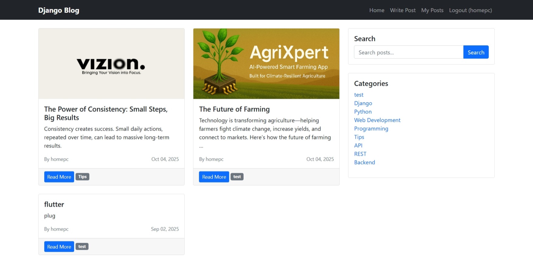 Django Blog App