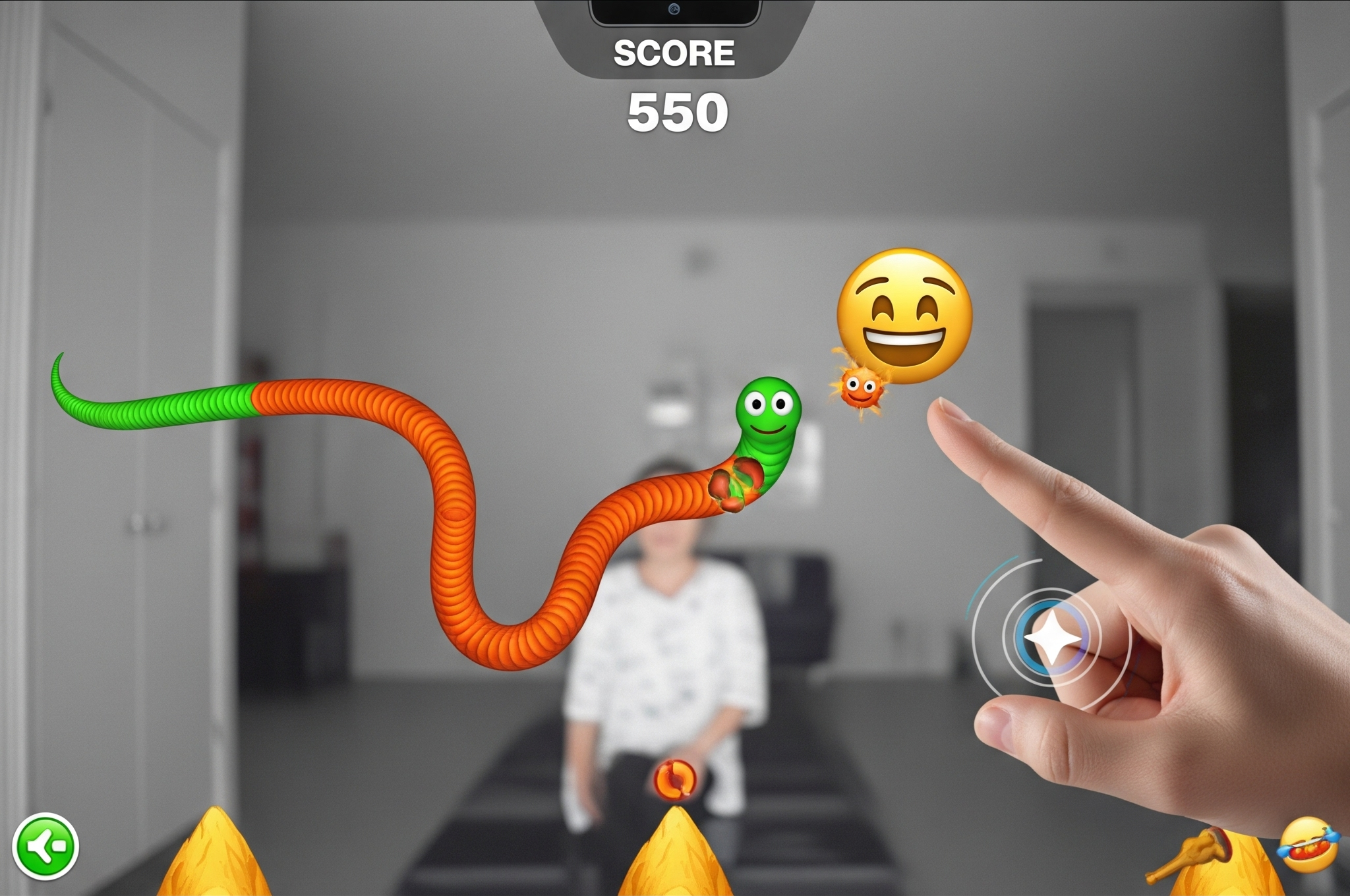 Hand-Gesture Snake Game